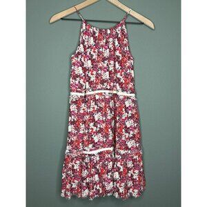 Nordstrom Girls Gauze Floral Tiered Lightweight Sundress Large 10-12 NWOT